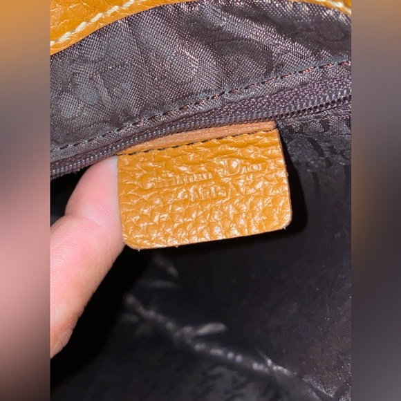 Authentic Vintage Christian Dior Brown Leather Saddlebag - Picture 14 of 16